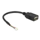 Cablu DeLock USB 2.0 pin header female 1.25 mm 4 pini > USB 2.0 Type-A female 15cm