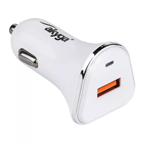 Akyga AK-CH-07 Adaptor USB 12-24V/5V/3A 1USB Alb