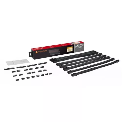Thermaltake TtMod Sleeve Cablu de extensie gri spațial/negru