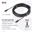 Club3D USB3.2 Gen2 Tip-C la C Cablu bi-direcțional activ 8K60Hz M/M 5m Negru