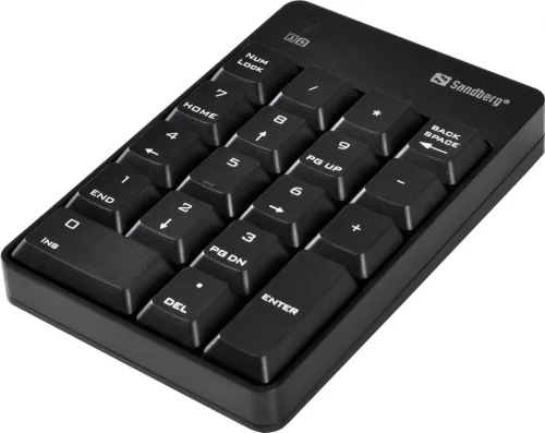 Sandberg Wireless Numeric Keypad 2 Fekete