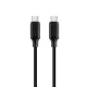 Gembird CC-USB2-CMCM60-1.5M 60W Type-C Power Delivery (PD) Cablu de încărcare și date 1.5m Negru