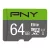 PNY 64GB microSDXC Elite Clasa 10 UHS-I + cu adaptor