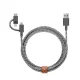 Native Union Belt Cablu universal (USB-C - iluminat/USB-C) 1,8 m, zebra