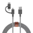 Native Union Belt Cablu universal (USB-C - iluminat/USB-C) 1,8 m, zebra