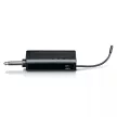 Lenco MCW-020BK Set of 2 wireless microphones with portable battery powered receiver Fekete