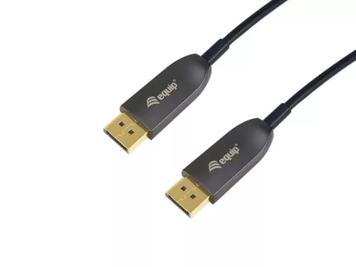 EQuip DisplayPort 1.4 8K/60Hz cablu optic activ 20m negru