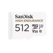 Sandisk 512GB microSDXC High Endurance Class 10 CL10 U3 V30 + adaptor