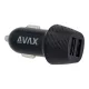 Avax CC301B CARLY 12W Încărcător auto negru