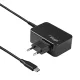 Akyga AK-ND-81 5-20V / 3-3.25A 65W USB-C Power Delivery 3.0 GaN cablu 1.8m Negru