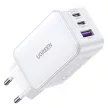 UGREEN Nexode USB-A+2*USB-C 65W GaN Tech Fast Charger Alb
