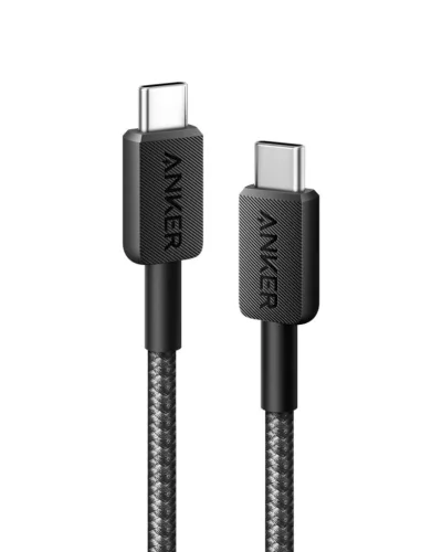 ANKER 322 Cablu USB-C la USB-C 1,8 m Negru
