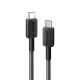 ANKER 322 Cablu USB-C la USB-C 1,8 m Negru