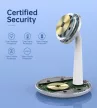 Choetech T581-F 2in1 Încărcător fără fir alb