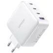 UGREEN USB-A+3xUSB-C 100W GaN Tech Fast Wall Charger EU Alb
