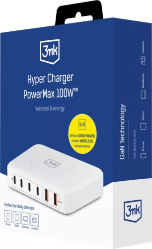 3mk Hyper Charger PowerMax 100W Alb
