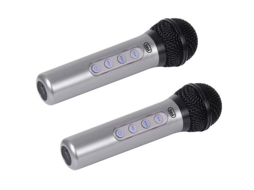 Trevi EM 415 R Wireless Microphone Silver/Fekete 2db/csomag