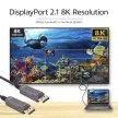 ACT 8K DisplayPort Active Optical Cable male/male 20m Negru