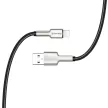 ColorWay USB-A către Apple Lightning (cap metalic) 2.4A 1m Negru