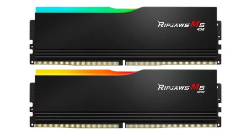 G.SKILL 32GB DDR5 6000MHz Kit(2x16GB) Ripjaws M5 RGB Fekete