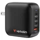 Verbatim Mini GaN încărcător de perete 100W 4 porturi negru