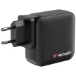 Verbatim Mini GaN Încărcător de perete 165W 4 porturi Negru