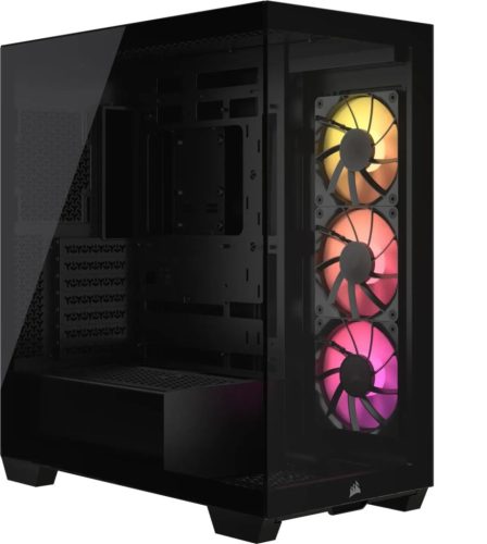 Corsair 3500X ARGB Tempered Glass Fekete