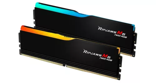 G.SKILL 32GB DDR5 6000MHz Kit(2x16GB) Ripjaws M5 Neo RGB Fekete