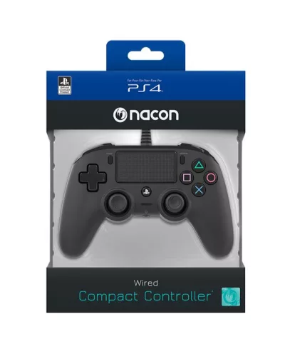 Nacon Wired Compact Controller negru (controler cu fir) PS4/PC