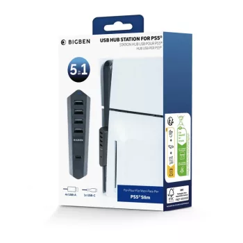 Hub USB Bigben pentru consolele PS5 Slim