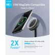 ANKER MagGo Wireless Charger 15W Fekete