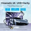 Vention USB-C to DP 4K HD cable 1m Fekete
