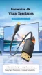 Vention USB-C to DP 4K HD cable 1m Fekete