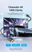 Vention USB-C to DP 4K HD cable 1m Fekete