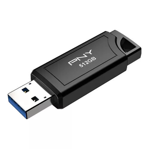 PNY 512GB PRO Elite V3 Gen 2 Flash Drive USB3.2 Fekete