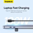Baseus Pudding Series Fast Charging Cable With High-Speed Data Transmission Type-C to Type-C 100W 5A 1,2m Fekete