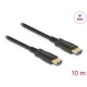 DeLock Active Optical Cable HDMI 8K 60 Hz 10m Fekete