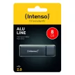 Intenso 8GB Alu-Line USB2.0 Antracit