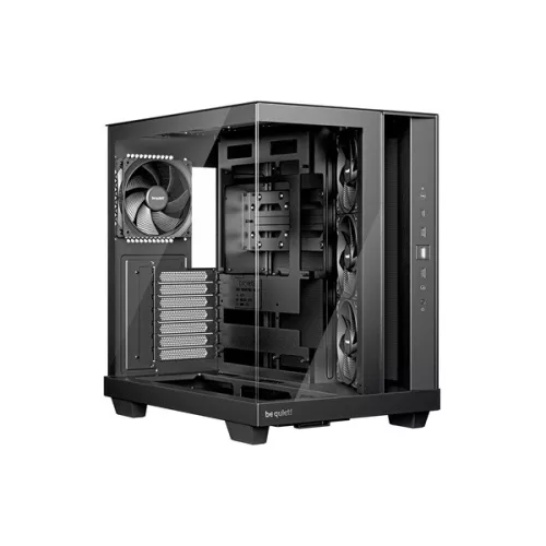 Be Quiet! Számítógépház - LIGHT BASE 500 Fekete (ATX, edzett üveg oldallap, fekete)