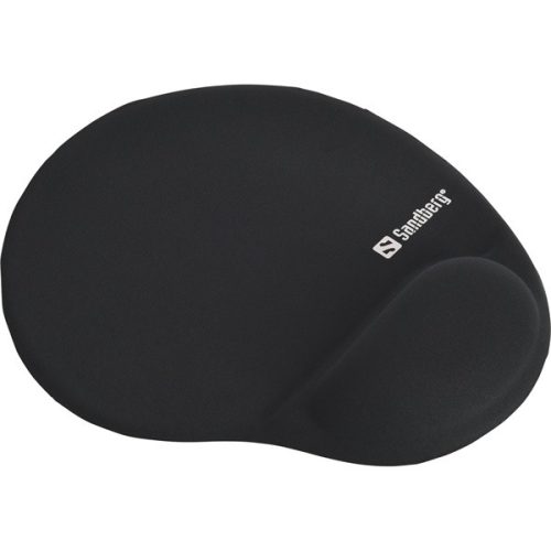Sandberg Egérpad - Gel Egérpad with Wrist Rest (zselés csuklótámasszal; fekete)