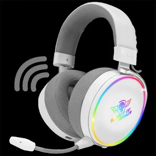 Căști wireless Spirit of Gamer - MIC-XH1700W (MultiPlatform, microfon, control volum, pernițe mari, alb)