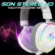 Căști wireless Spirit of Gamer - MIC-XH1700W (MultiPlatform, microfon, control volum, pernițe mari, alb)