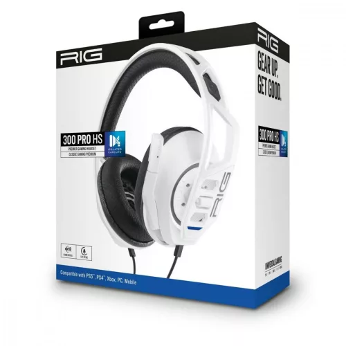 Nacon RIG 300PRO HS Premier Gaming Headset PS4/PS5/Xbox/PC/Mobile - Alb