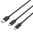 Venom Xbox One / Series S / X pachet de baterii negru ( 2 buc 1100mAh) + cablu de încărcare de 3 metri VS2883