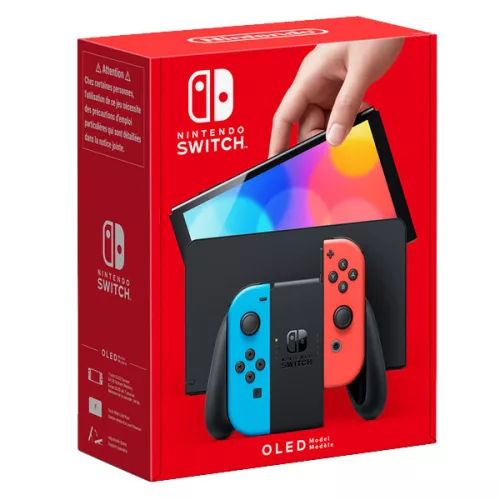 Nintendo Switch model OLED Neon (DESCONTINUAT!)