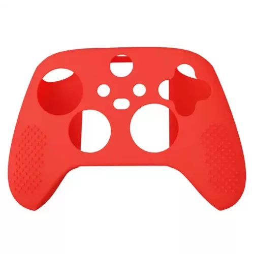 Carcasă anti-alunecare din cauciuc siliconic pentru controler Xbox One / Series S / X - Roșu