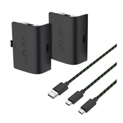 Venom Xbox One / Series S / X pachet de baterii negru (2 buc) + cablu de încărcare de 3 metri VS2882 (SOLD OUT!)