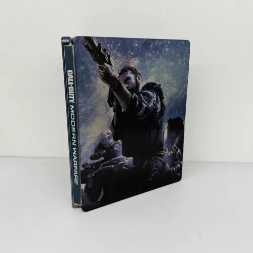 Carcasă metalică de colecție second hand: Call of Duty Modern Warfare (nu conține jocul)