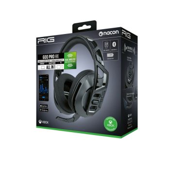   Nacon RIG 600 PRO HX vezeték nélküli, Xbox One / Series S / X / PC headset - fekete