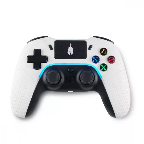 Spartan Gear - Controler fără fir Aspis 4 alb PS4